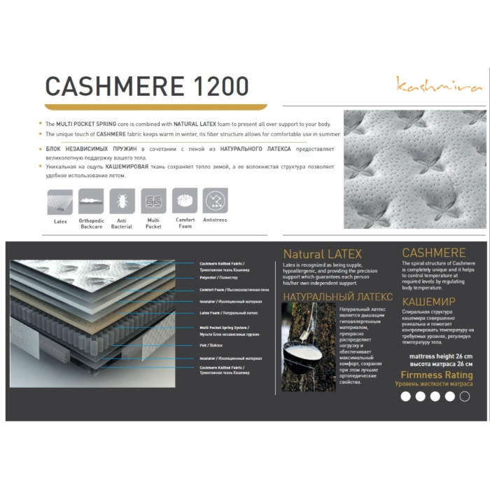 Матрас CASHMERE 